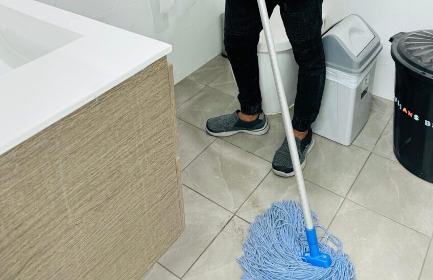 Floor mopping & polishing